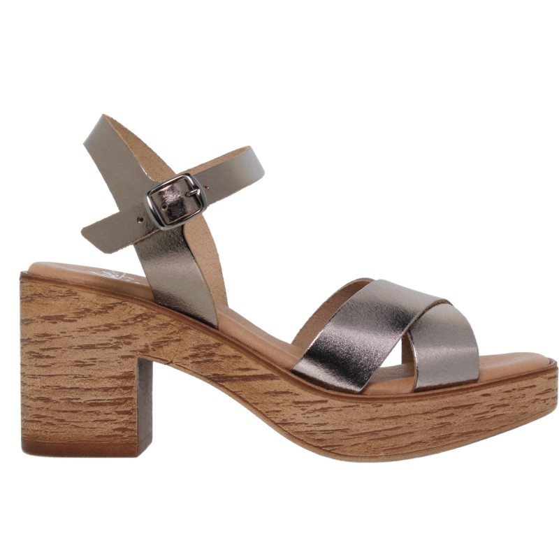 8220270AC - Sandalia Tacón Mujer Metal