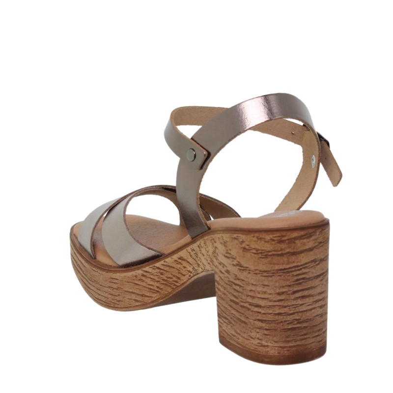 8220270AC - Sandalia Tacón Mujer Metal