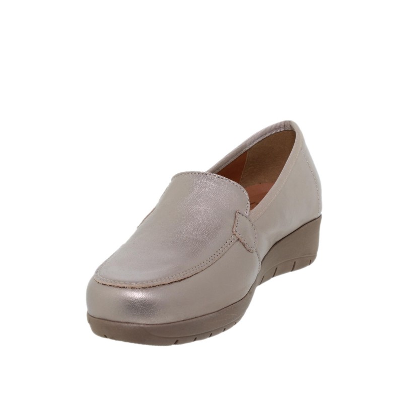 326012702AM - Zapato Cuña Mujer Platino