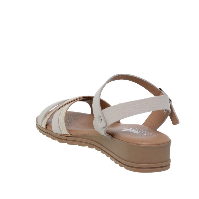 453035AC - Sandalia Cuña Mujer Taupe
