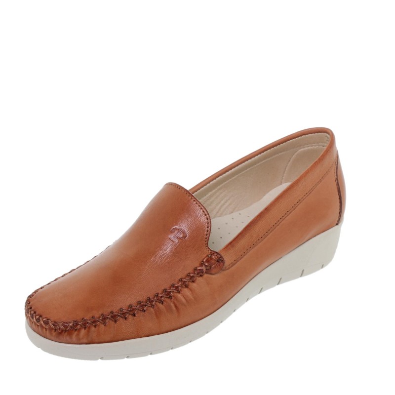 1709CA - Zapato Cuña Piel Cuero