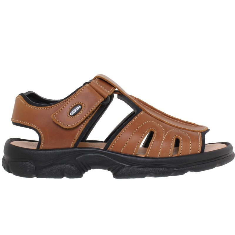 7017CA - Sandalias Hombre Cuero Sport