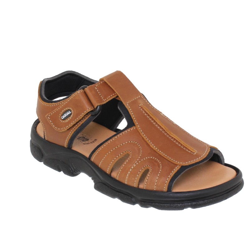 7017CA - Sandalias Hombre Cuero Sport