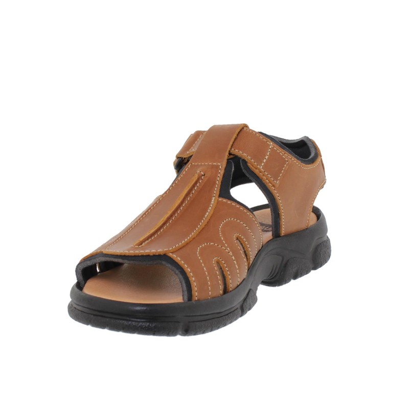 7017CA - Sandalias Hombre Cuero Sport