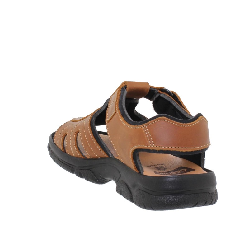7017CA - Sandalias Hombre Cuero Sport