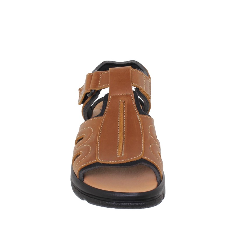 7017CA - Sandalias Hombre Cuero Sport