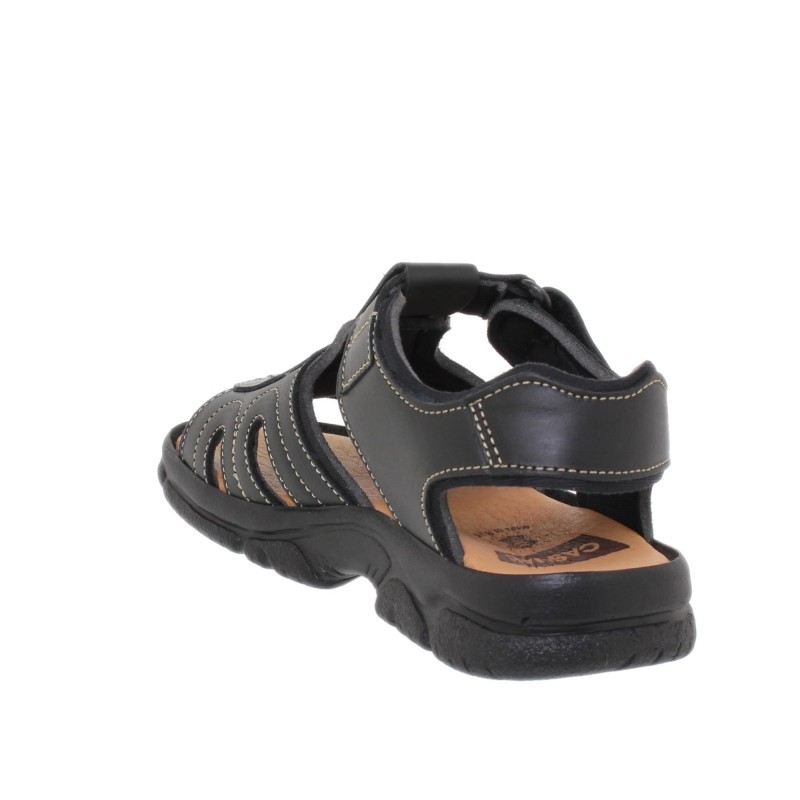 7017CA - Sandalias Hombre Negro Sport