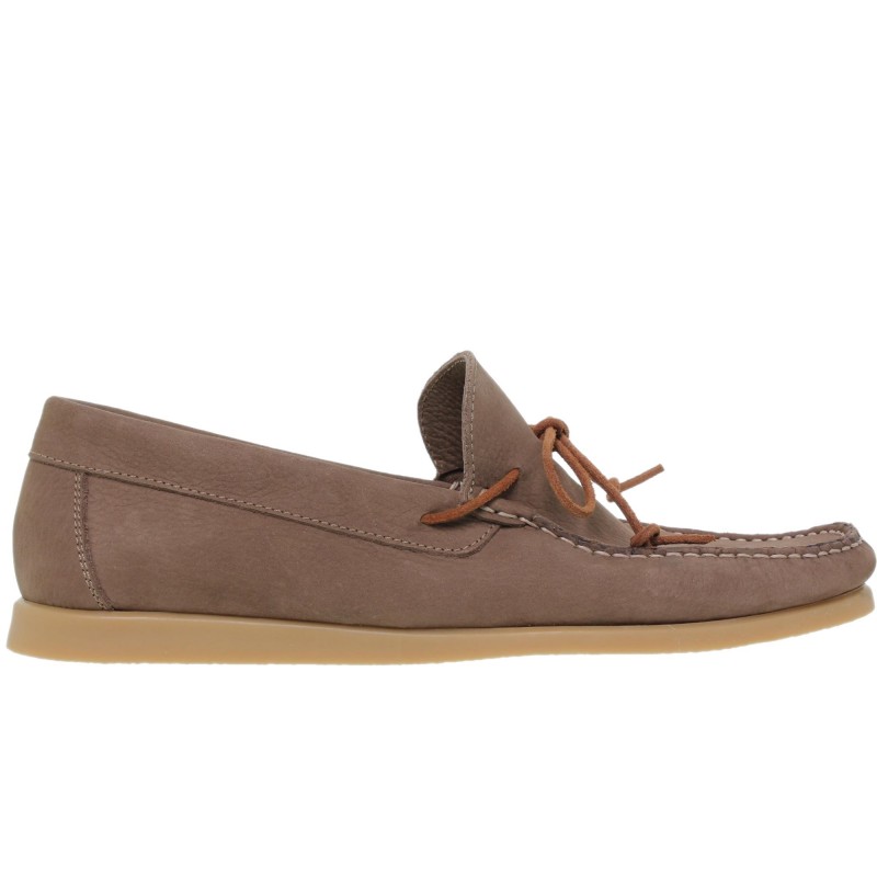 4084384CA - Náutico piel Hombre Taupe