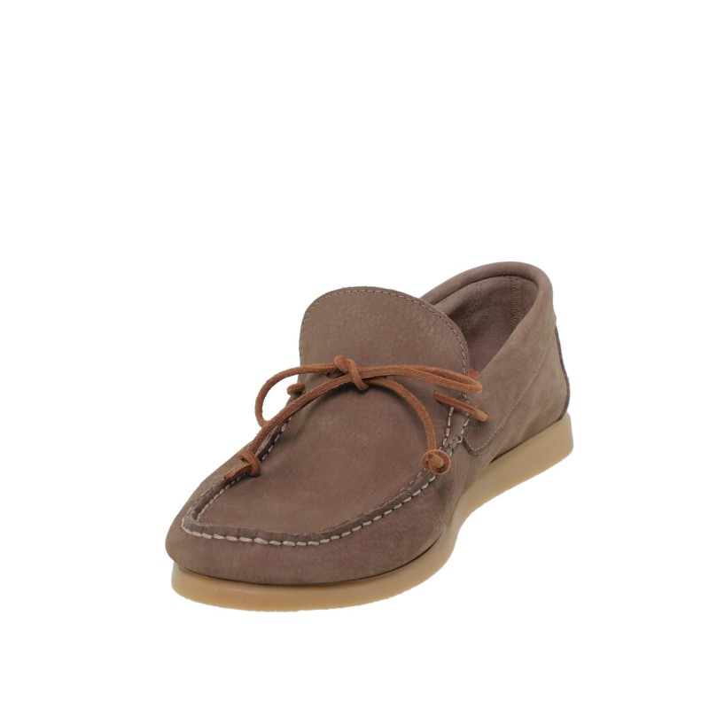 4084384CA - Náutico piel Hombre Taupe