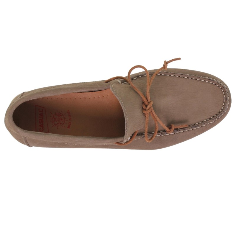 4084384CA - Náutico piel Hombre Taupe