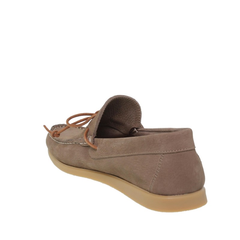 4084384CA - Náutico piel Hombre Taupe