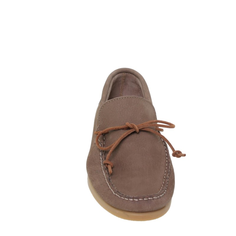 4084384CA - Náutico piel Hombre Taupe