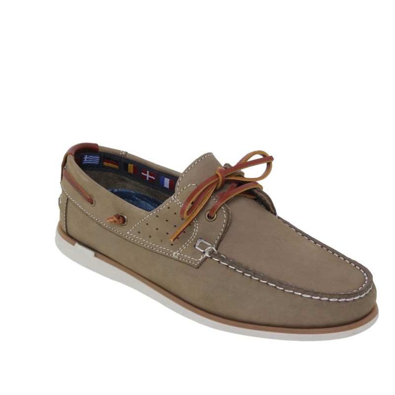 2910605NOCA - Náutico cordones Hombre Taupe