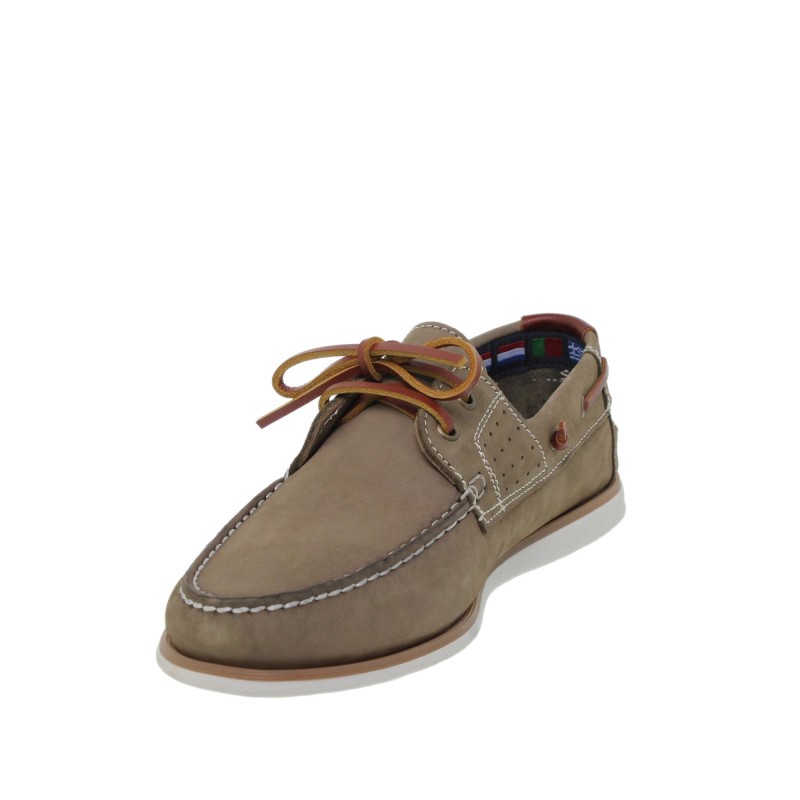 2910605NOCA - Náutico cordones Hombre Taupe
