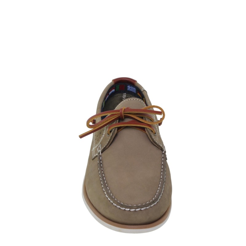 2910605NOCA - Náutico cordones Hombre Taupe