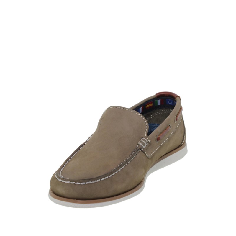 2340606CA - Náutico piel Hombre Taupe