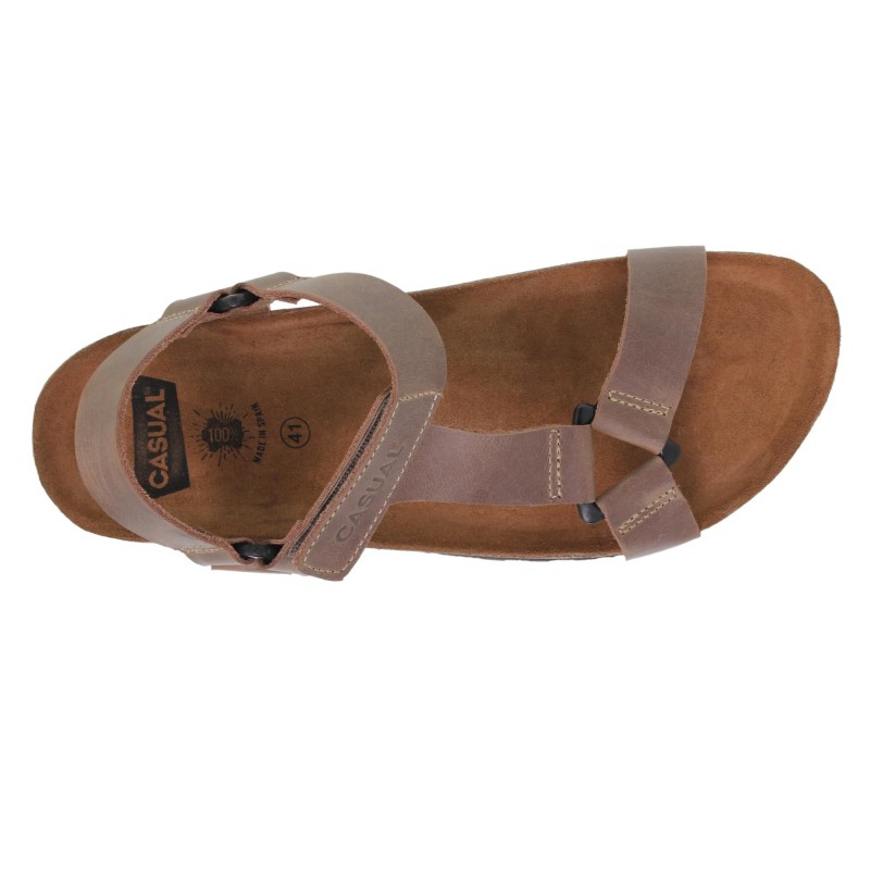 53608079CA - Sandalia BIO cierre velcro Piedra