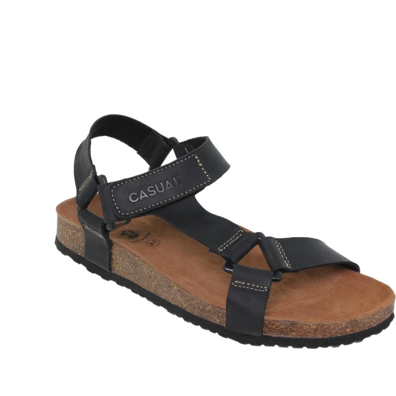 53608079CA - Sandalia BIO cierre velcro Negro