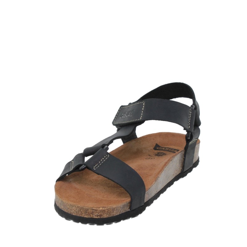 53608079CA - Sandalia BIO cierre velcro Negro