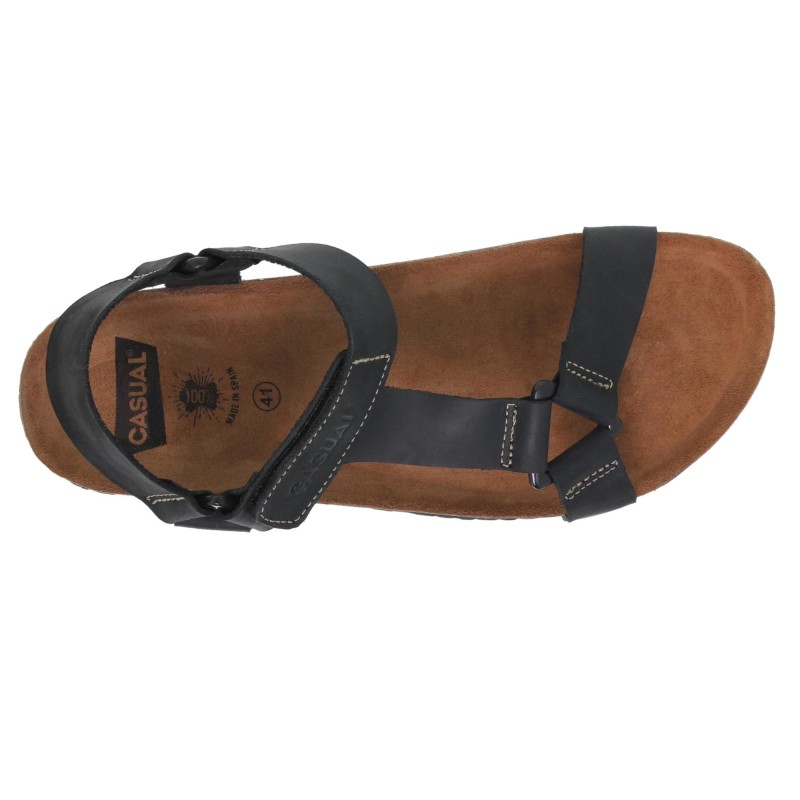53608079CA - Sandalia BIO cierre velcro Negro