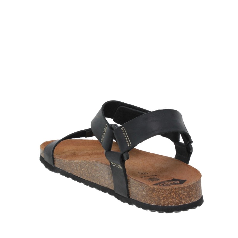53608079CA - Sandalia BIO cierre velcro Negro