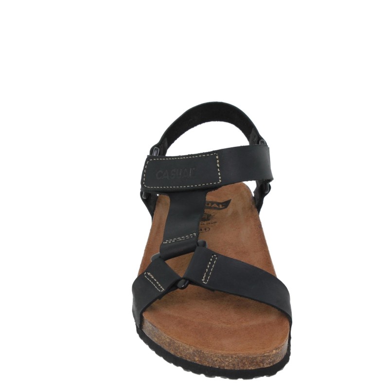 53608079CA - Sandalia BIO cierre velcro Negro