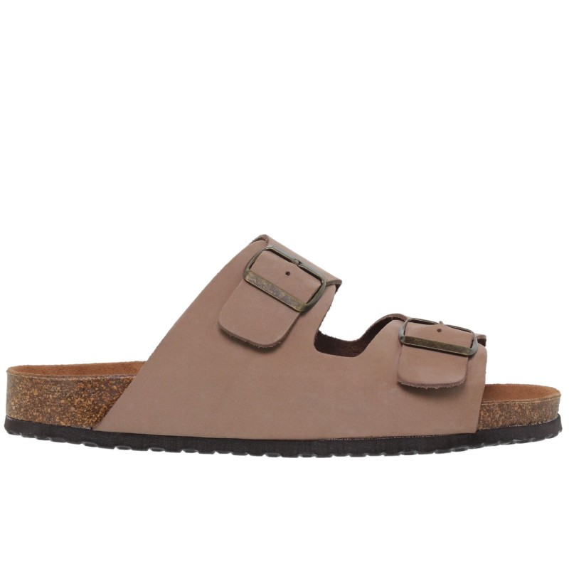66808020CA - Sandalias BIO Hebillas Hombre Taupe