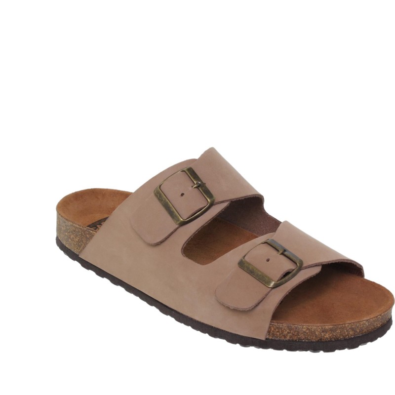 66808020CA - Sandalias BIO Hebillas Hombre Taupe