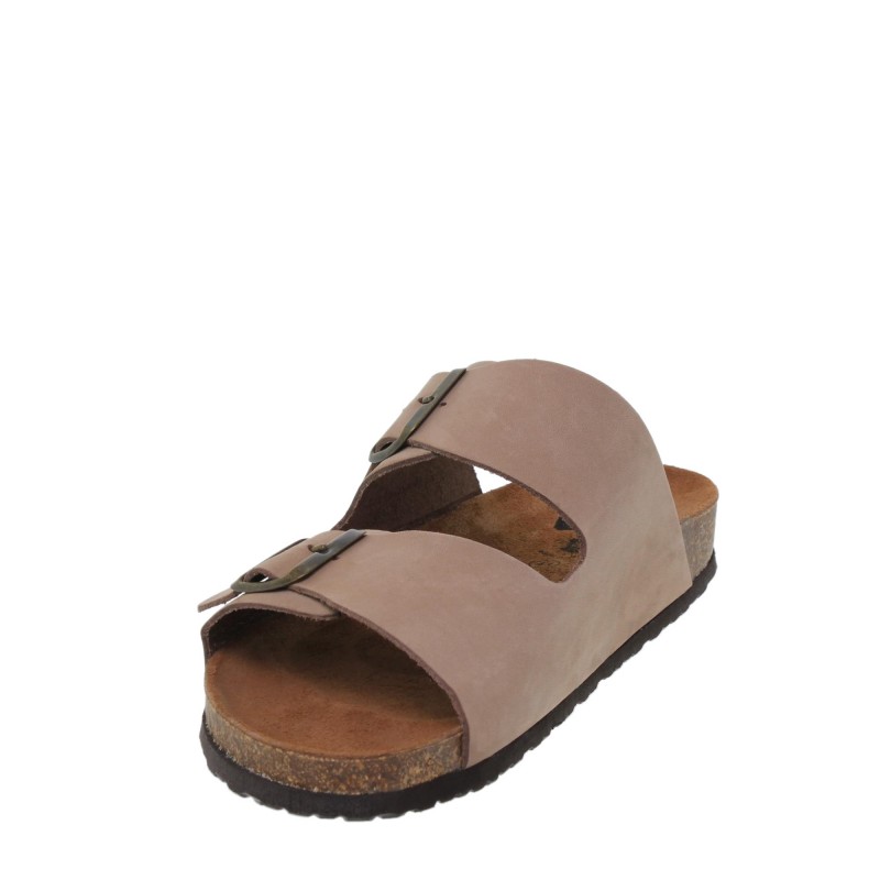 66808020CA - Sandalias BIO Hebillas Hombre Taupe