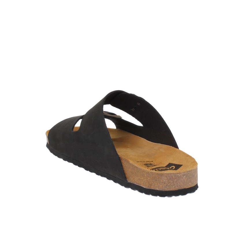 66808020CA - Sandalias BIO Hebillas Hombre Negro