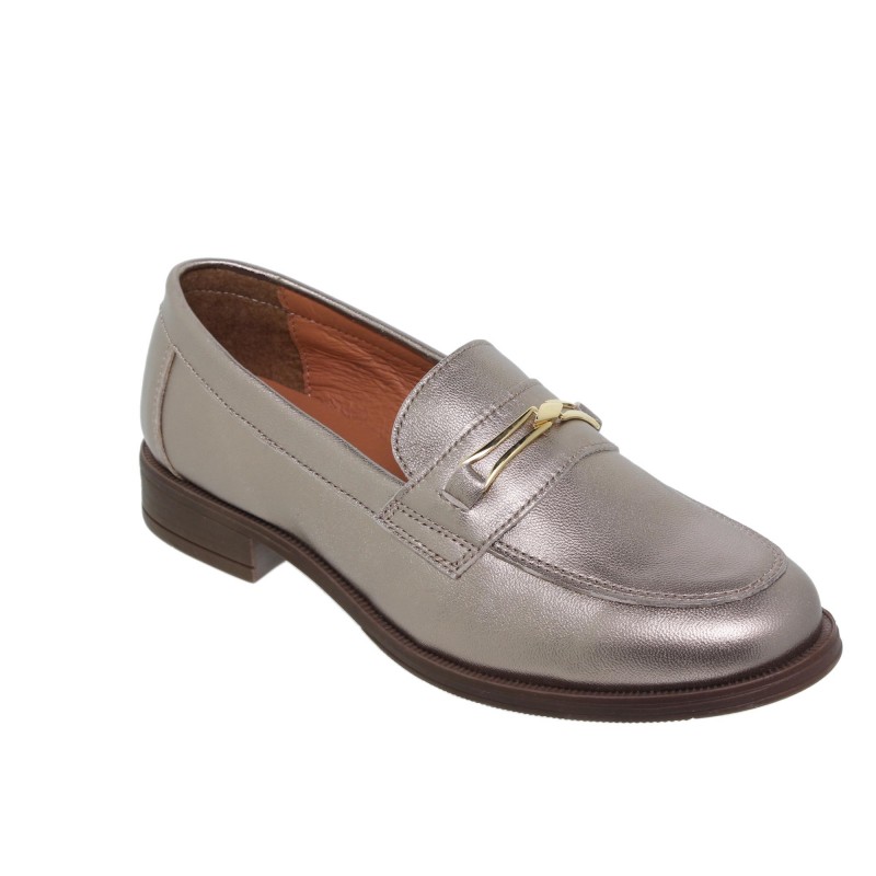 451024931CA - Zapato tacón Mujer Platino