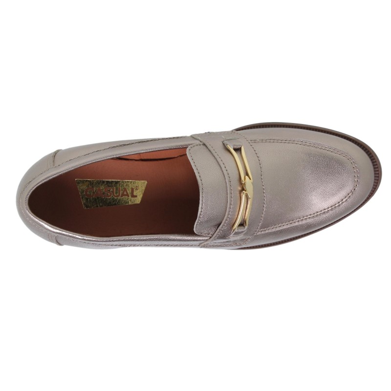 451024931CA - Zapato tacón Mujer Platino