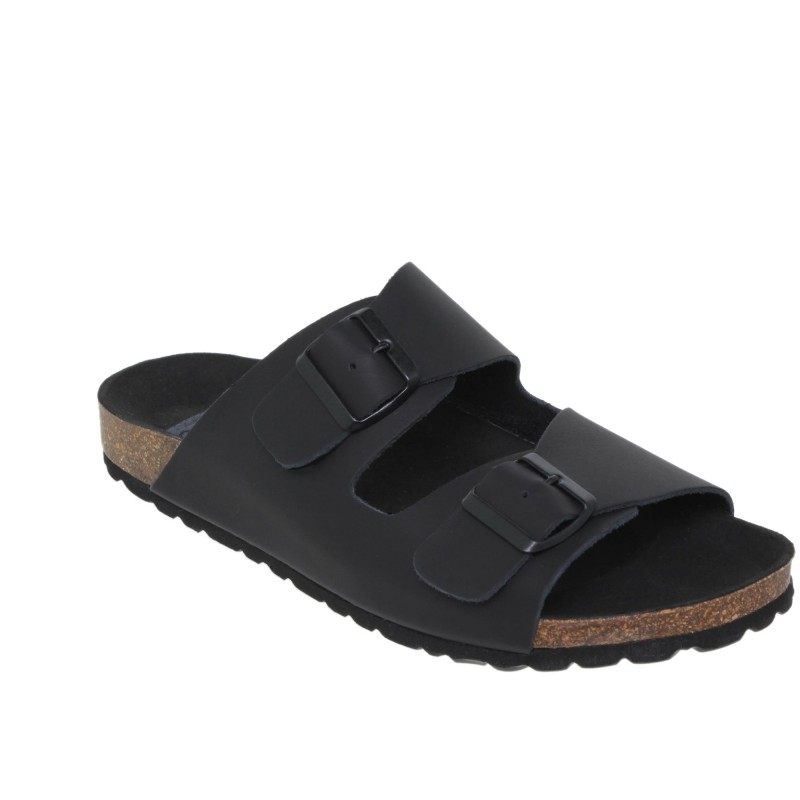 98408021CA - Sandalia hebillas Hombre Negro