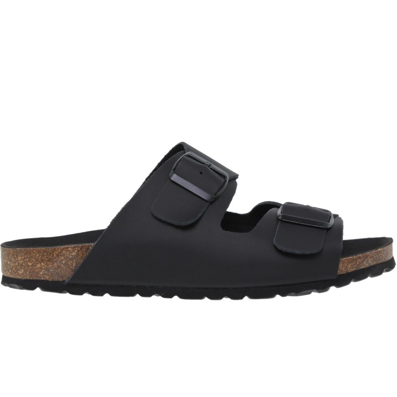 98408021CA - Sandalia hebillas Hombre Negro