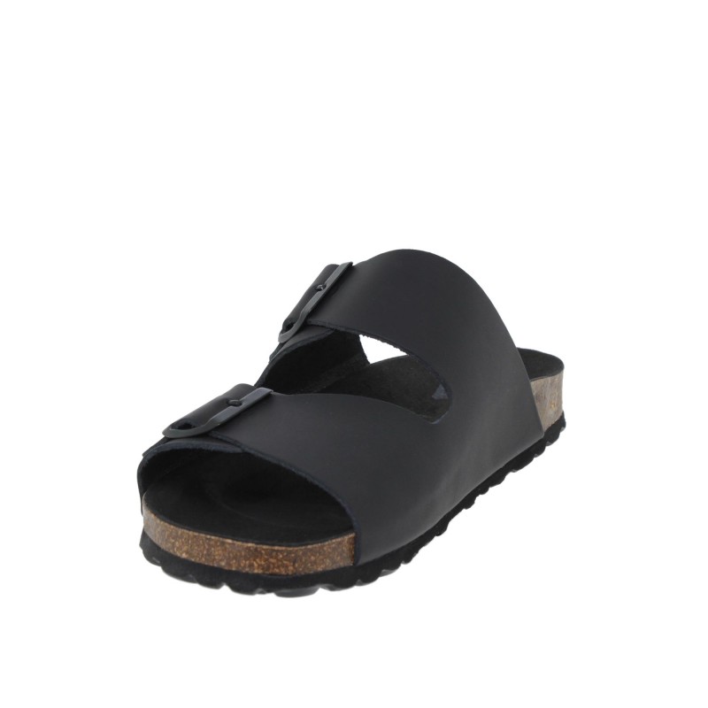 98408021CA - Sandalia hebillas Hombre Negro