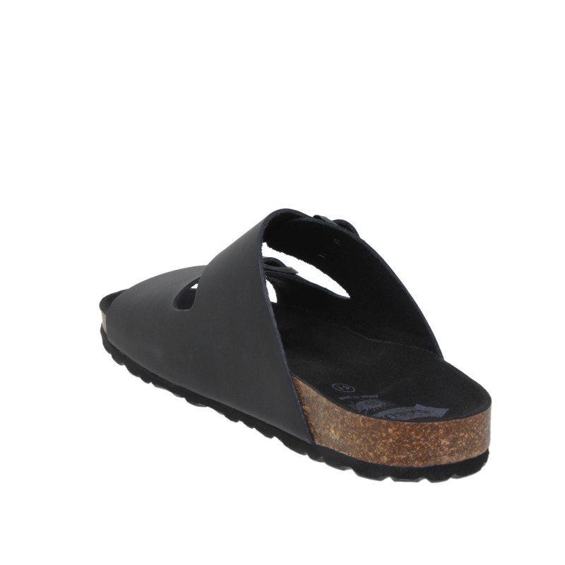 98408021CA - Sandalia hebillas Hombre Negro