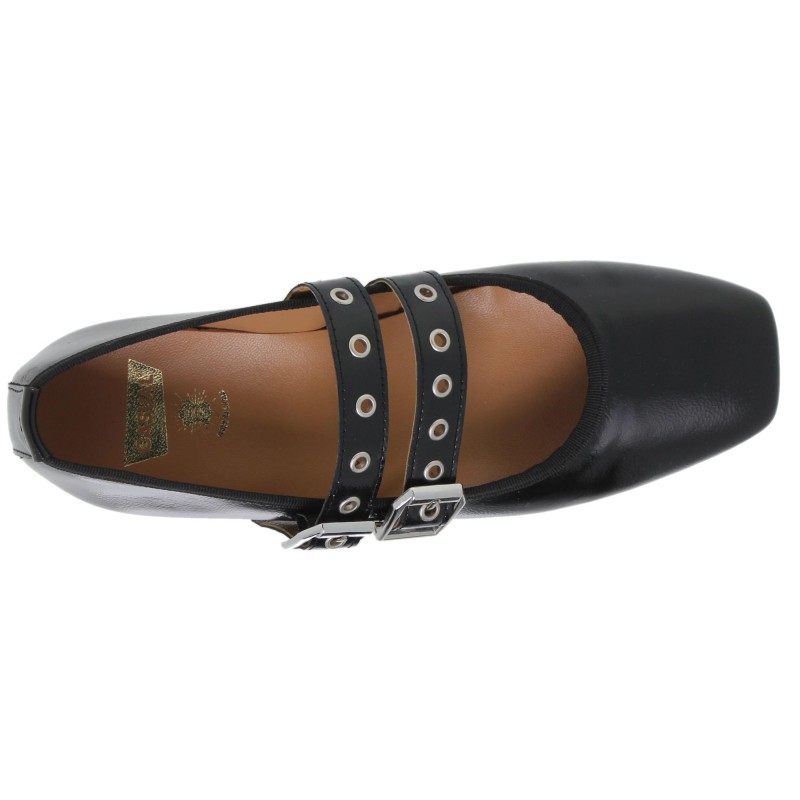 16055CA - Zapato Plano Mujer Piel Negro
