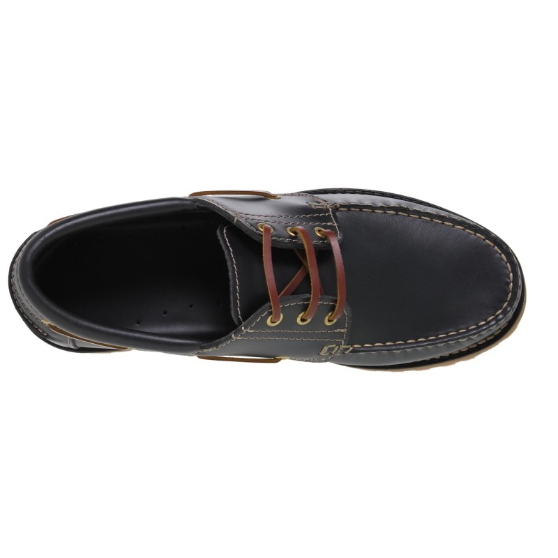 7401121CA - Zapato Náutico Hombre Piel Marino