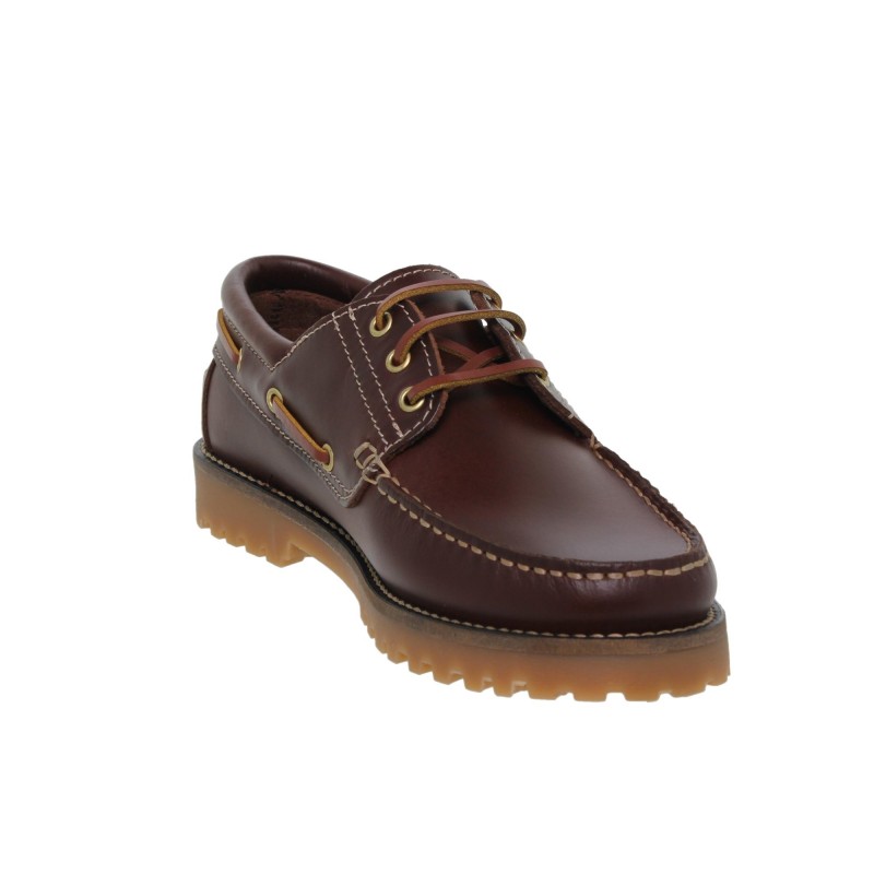 7401121CA - Zapato Náutico Hombre Piel Marrón