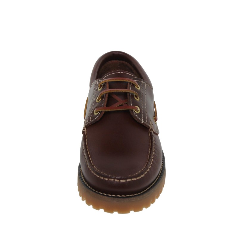 7401121CA - Zapato Náutico Hombre Piel Marrón