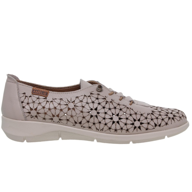 81701444AC - Zapato Deportivo Calado Mujer Piel Beig
