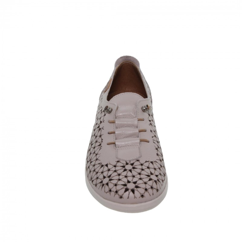 81701444AC - Zapato Deportivo Calado Mujer Piel Beig