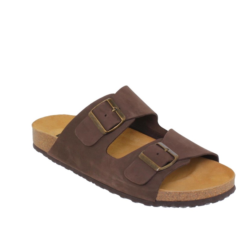 66808020CA - Sandalias BIO Marrón Hebillas