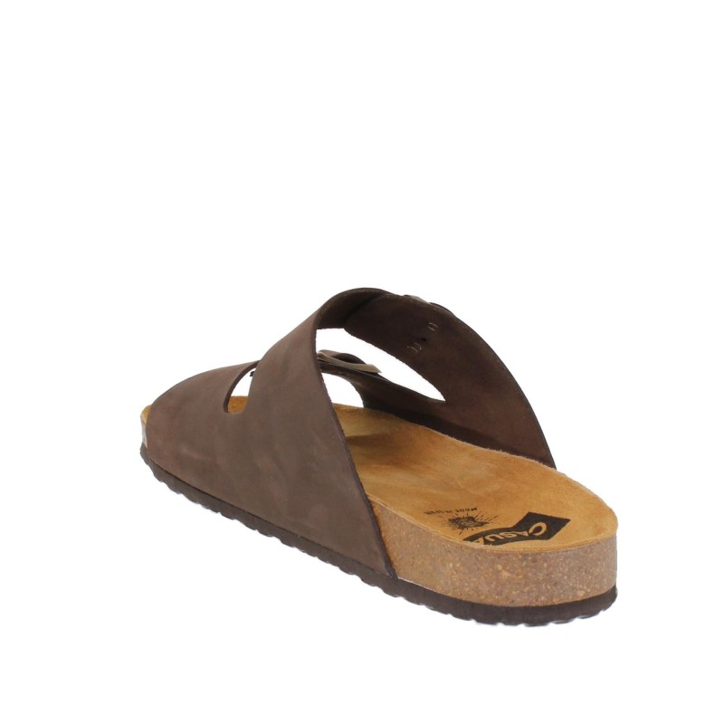 66808020CA - Sandalias BIO Marrón Hebillas