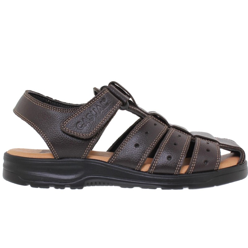 37006CA - Sandalias Hombre Cangrejeras Marrón