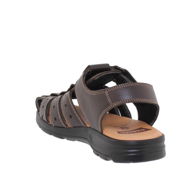 37006CA - Sandalias Hombre Cangrejeras Marrón