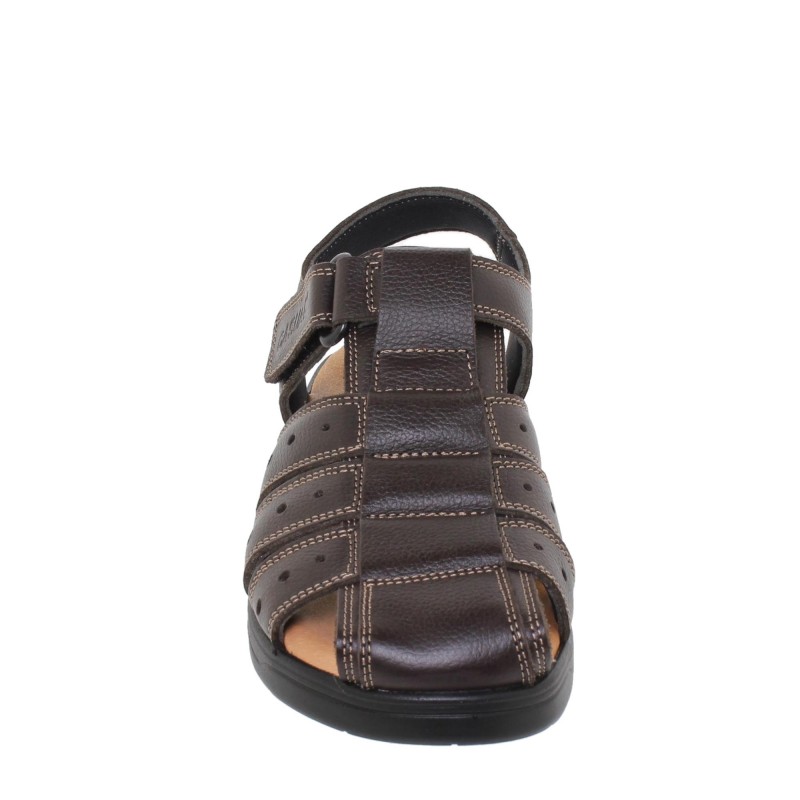 37006CA - Sandalias Hombre Cangrejeras Marrón