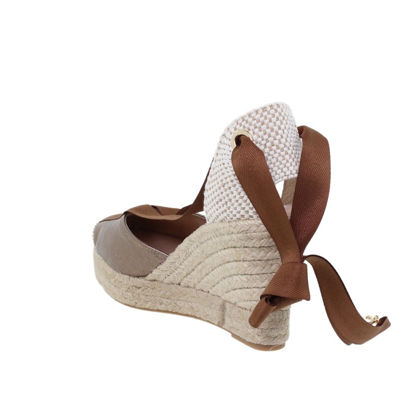936033-7AE - Sandalia Cuña Mujer Cobre