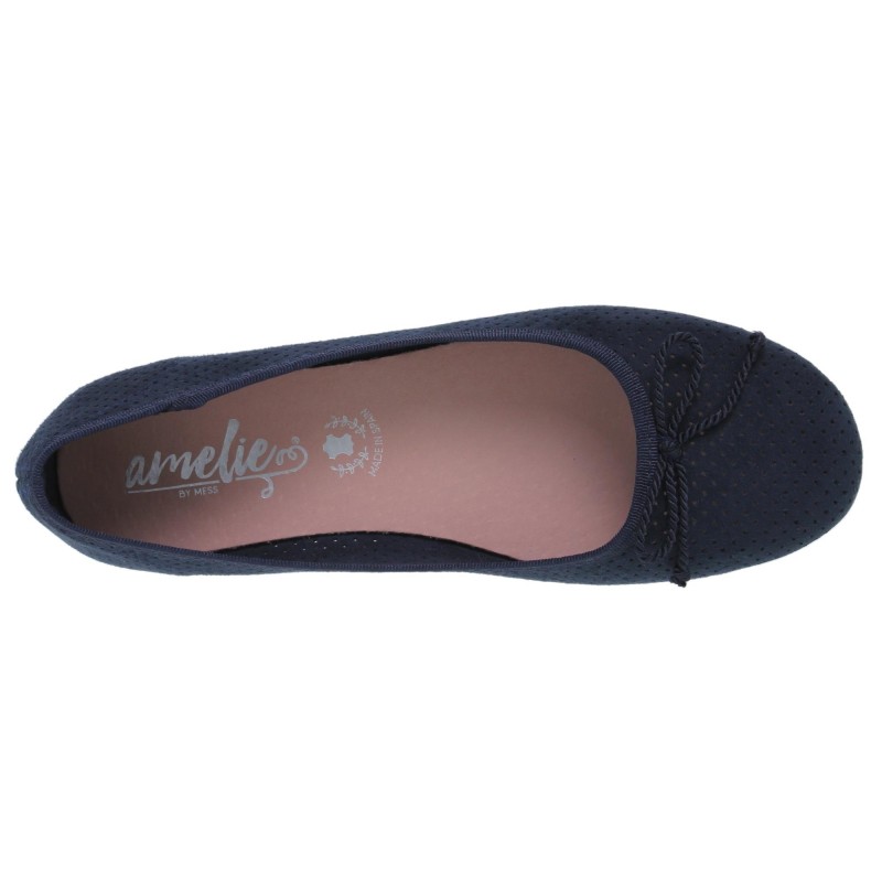 3120701AM - Zapato Plano Mujer Marino