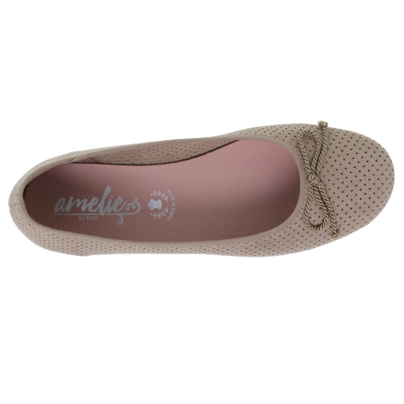 3120701AM - Zapato Plano Mujer Arena